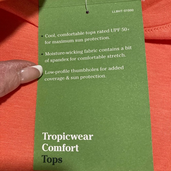L.L. Bean Tropicwear comfort top women’s size small SUNSMART UPF 50+ brand new! - Picture 10 of 16